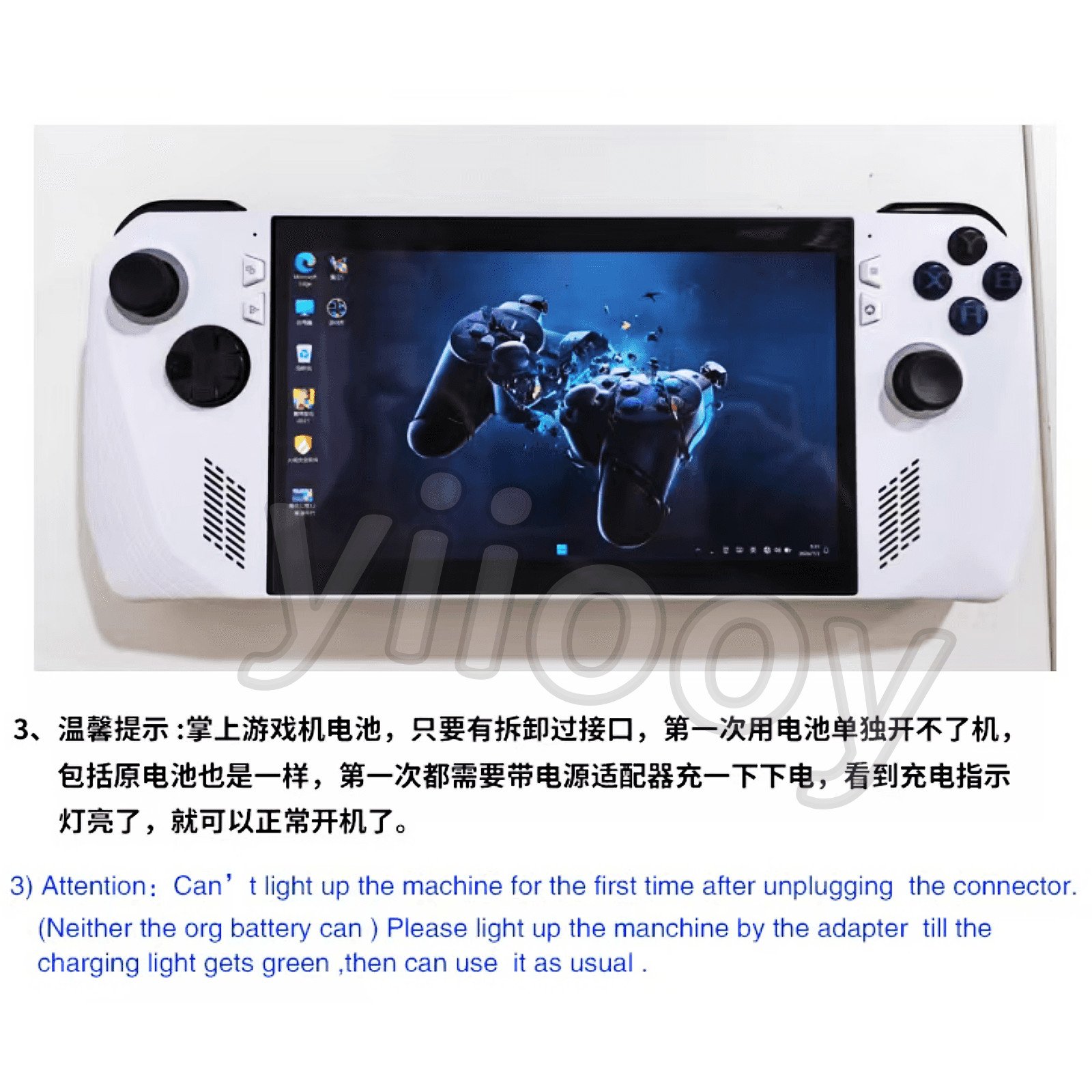 New 74Wh C41N2208 Expand Battery For Asus ROG Ally RC71L Gaming Handheld Player