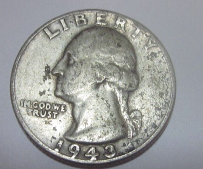 1943  Washington Silver Quarter   90% Silver