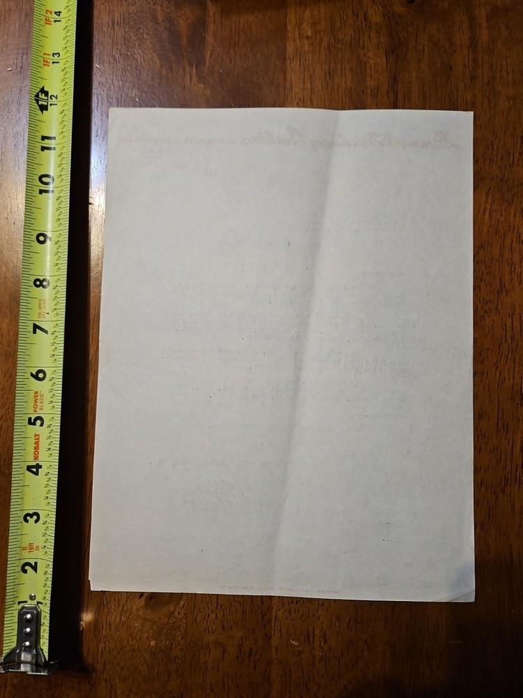 HAMMOND MACHINERY BUILDER LETTERHEAD 1949 MACHINE