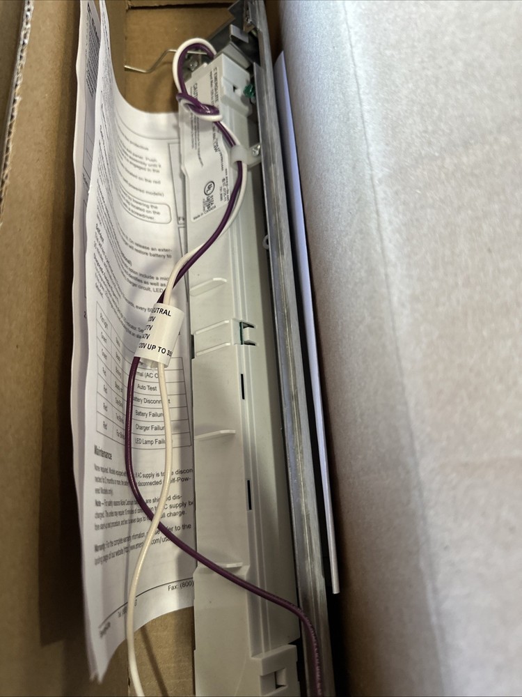 🔴EMERGI-LITE LX2NRM-C LED EXIT SIGN MOUNTING BRACKET KIT ONLY‼️INCLUDES BALLAST
