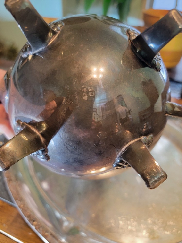 Holmes & Edwards "Youth" Pattern Coffee & Tea Service Set Pots Tray Cream Sugar