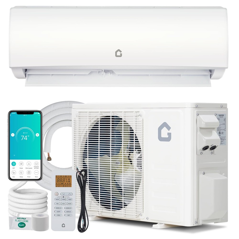 17000 BTU Mini Split AC/Heating System 230V WIFI Enabled Energy Efficient R32