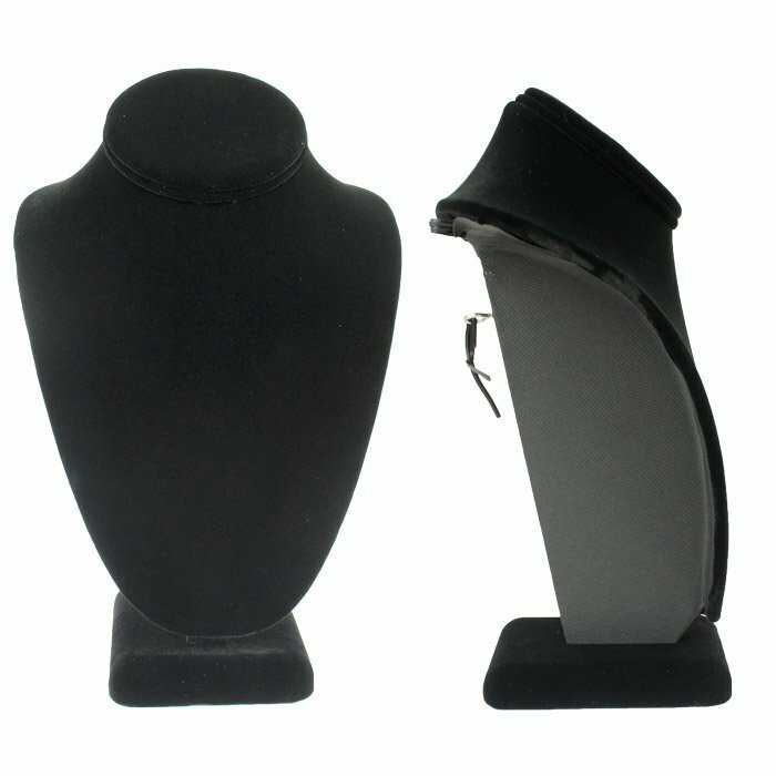 Black Velvet Jewelry Necklace Bust Necklace Display Stand ~ 18 Styles