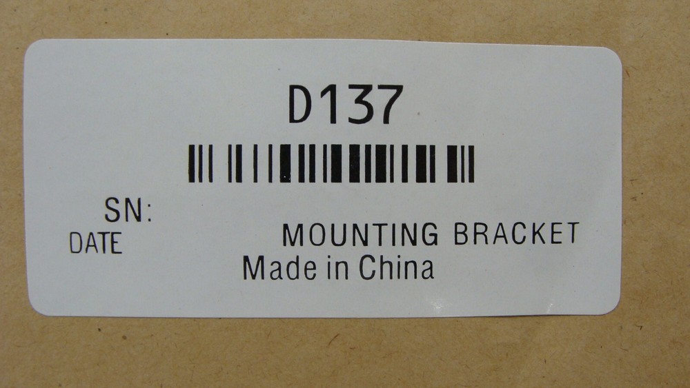 Radionics D137 Accessory Module Mounting Bracket NEW NOS