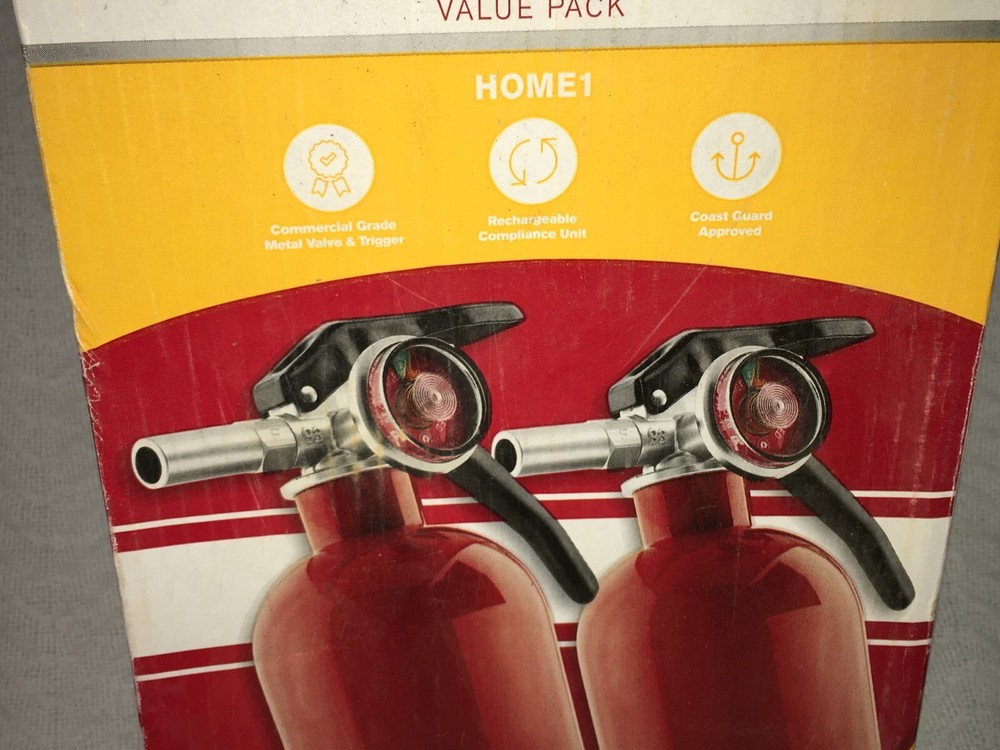 First Alert Home Fire Extinguishers 2 Pack - TOP QUALITY FIRE EXTINGUISHERS NEW