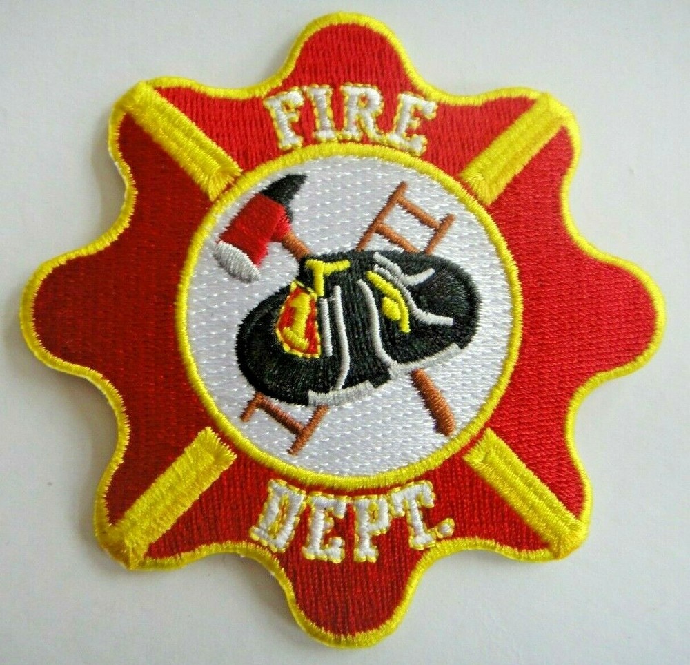 Fire Department Logo Embroidered Patch Log-new