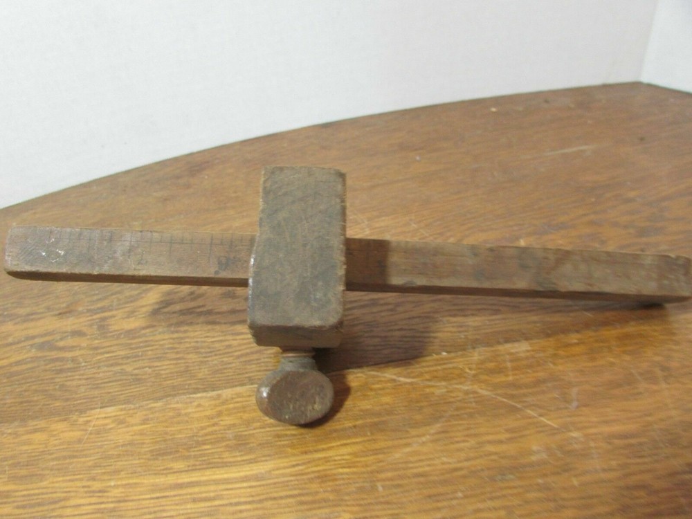 VINTAGE WOODEN SCRIBE for CARPENTRY WORK - 9"