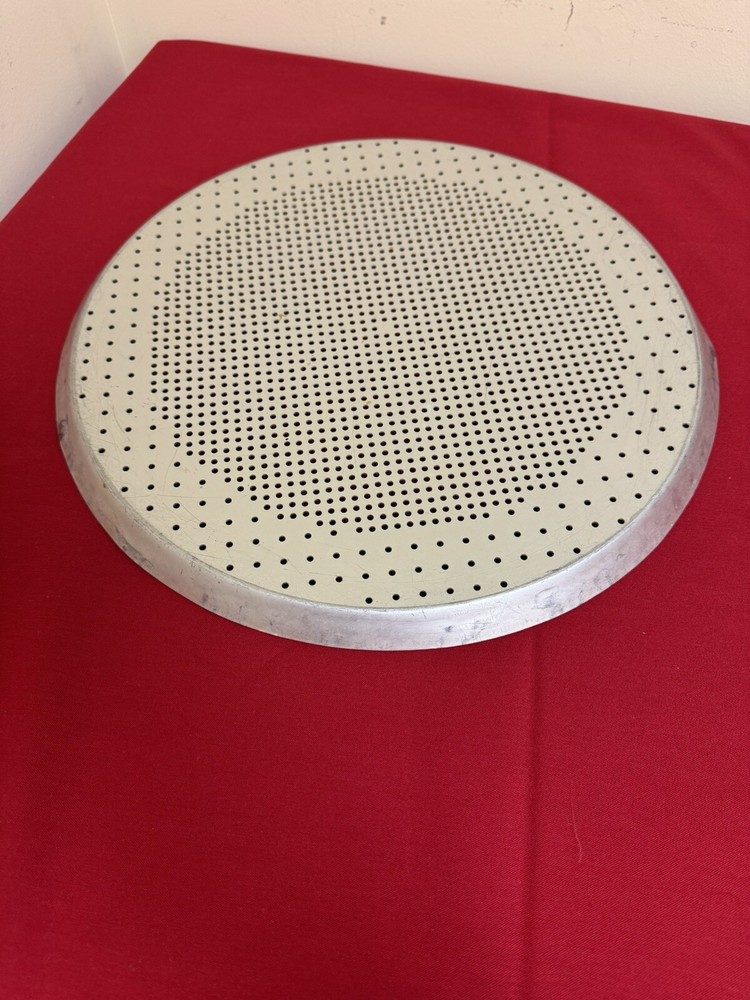 (8) Pizza Perforated Pan 15” Round Tray Baking