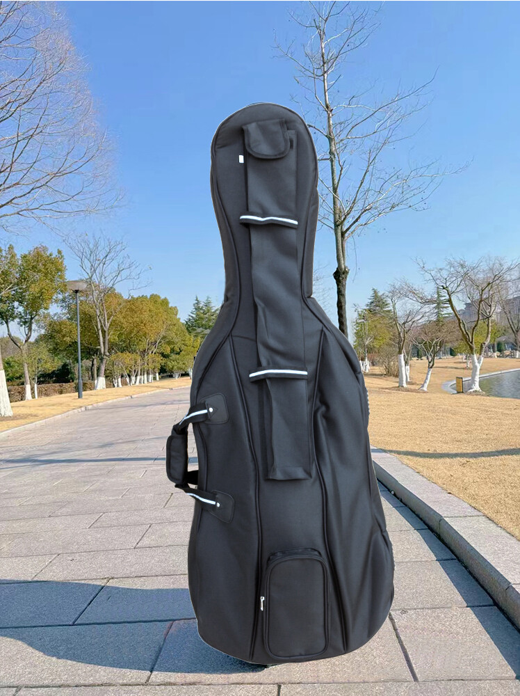4/4 Cello case Thickened Soft Bag Cello Gig Bag Multiple Pockets Strong