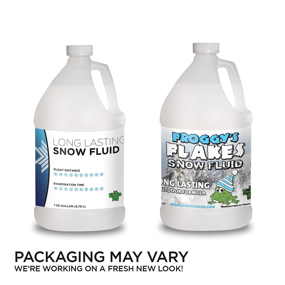 Froggy's Flakes Snow Machine Fluid, Long-Lasting, 75ft Float