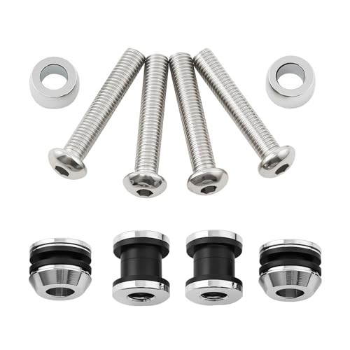 Motorcycle Quick Release kit 52300285 Luggage Rack Docking Hardware Chrome#3