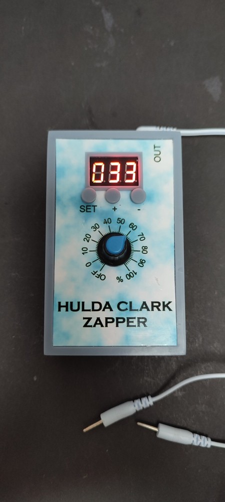 Hulda Clarck’s Protocol Gadget Multi Frequency Zapper with Copper, Carbone elect
