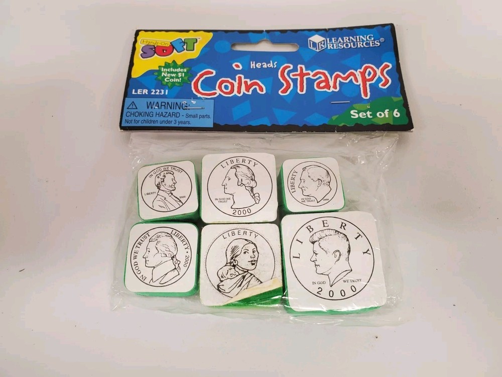 Learning Resources Coin Stamps Set