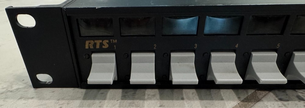 TELEX KP12 LK 4 BLK Telex 12 Position Key panel Intercom System Rack mountable