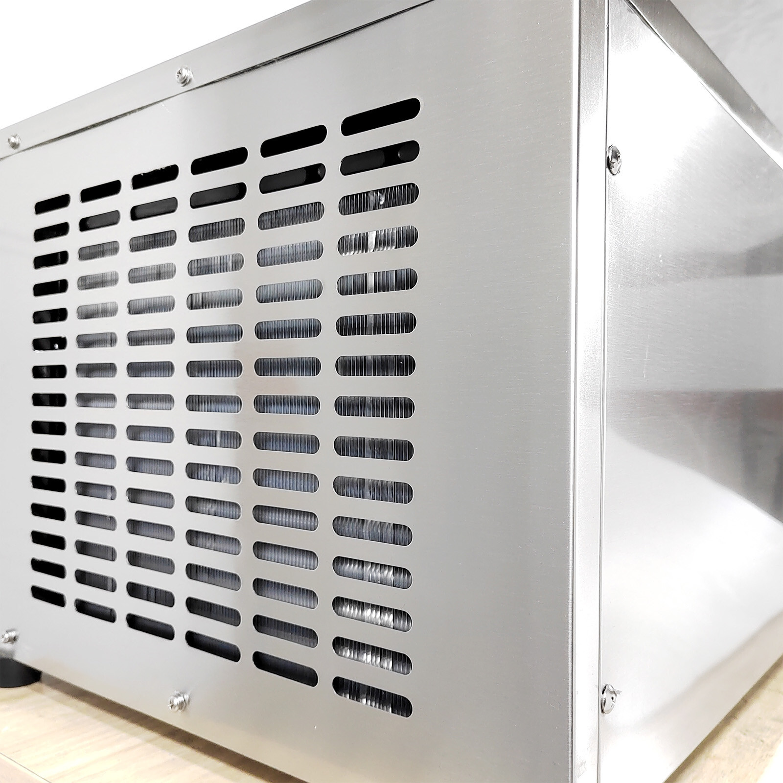 Kolice Commercial 45x45cm Fry Ice Cream machine single square pan-3 tank