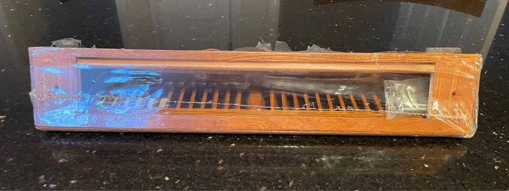 TRUAIRE SmoothGlide Solid Oak 18" Baseboard Grill or 4 Lot 4"x12" Floor Diffuser