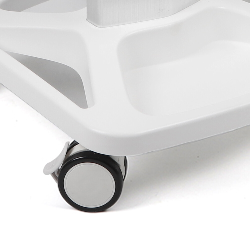 Dental Trolley Medical Cart Steel Mobile Tool Cart Swivel Caster