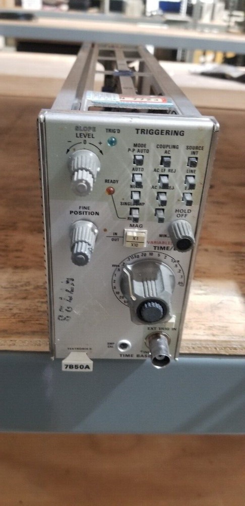 Tektronix 7B50A Time Base Plug In Unit #2 READ!