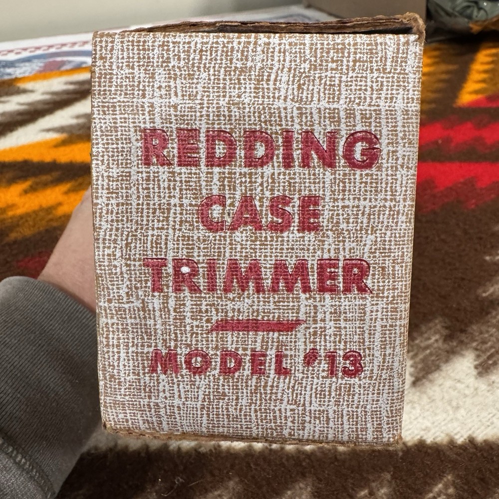 Redding Model 13 Master Case Trimmer Reloading Tool Vintage Original Box