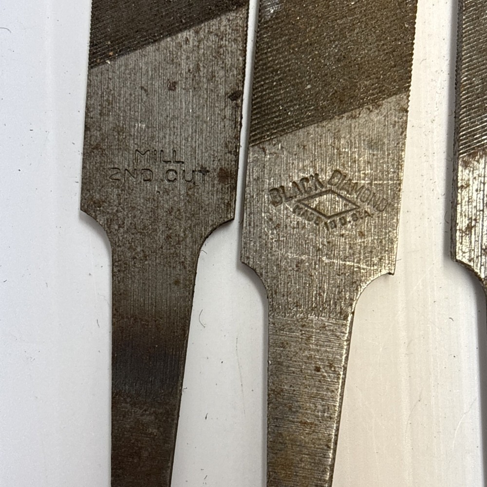 Nicholson Flat Files 5 Pc Mill Smooth USA Bastard