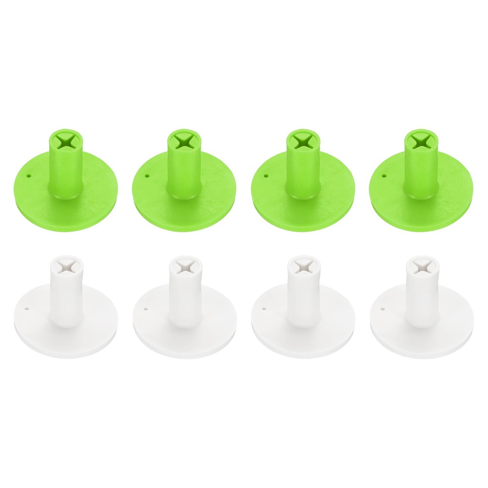 Rubber Golf Tee, 1.5Inch 2Colors 8Pcs Golf Practice Tees Training Driving Range