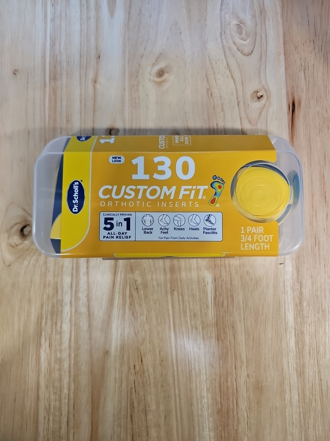 Dr. Scholl's Custom Fit Orthotics CF 130 Shoe Sole Insole Inserts