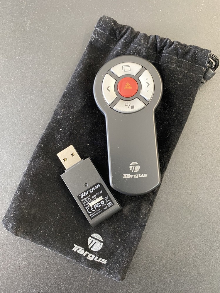 Targus Wireless Presenter Laser Pointer Remote AMP03US