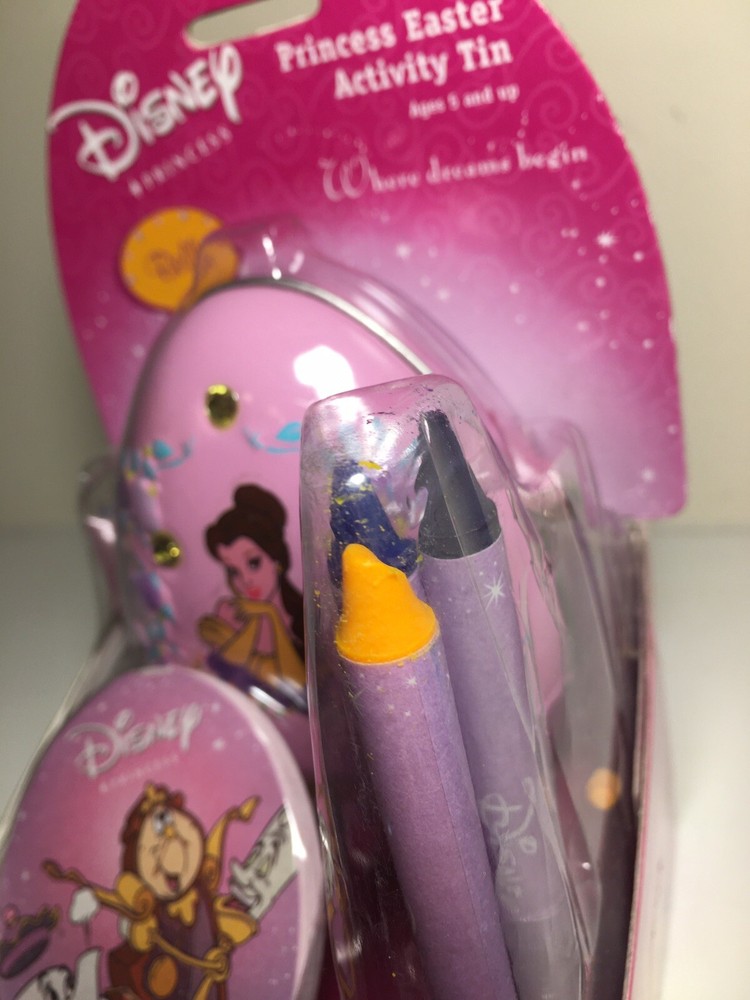 Disney Princess Belle Easter Activity Tin Mini Coloring Book 2003