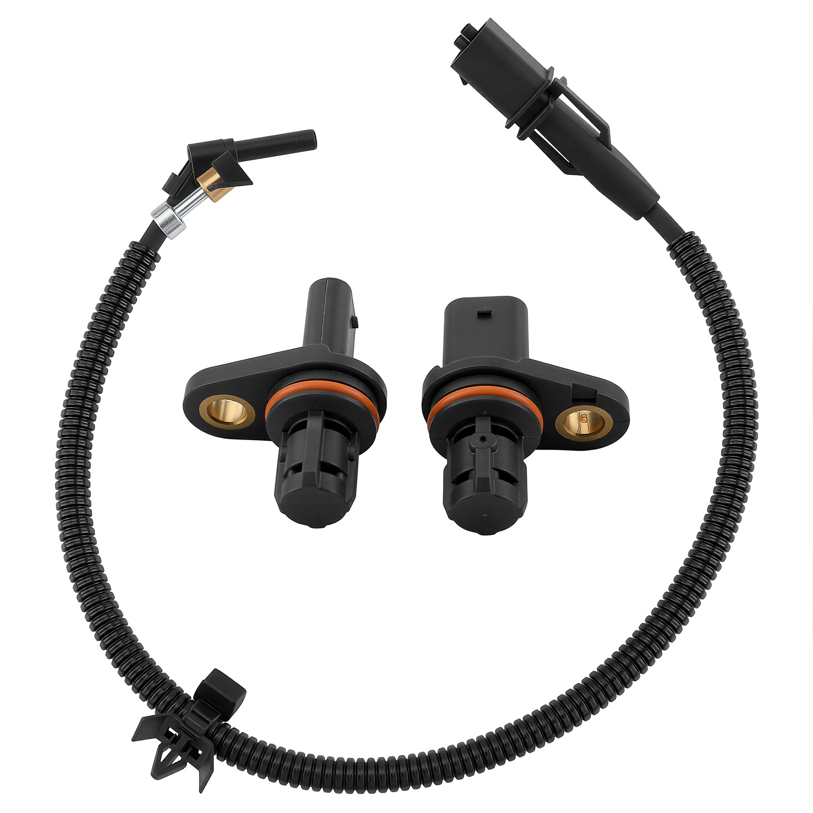 2x Camshaft + 1x Crankshaft Position Sensor for Chevrolet Cruze Sonic L4 1.8L