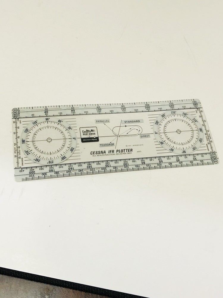 Cessna Pilot Center Soft Shell Case, Training Workbook, Plotter & Fuel Tester