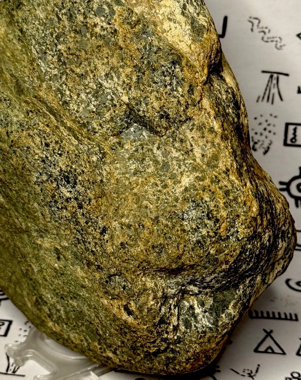 Native American Indian Authentic Artifact Stone Carved Effigy, 8 lb 2 oz • VA