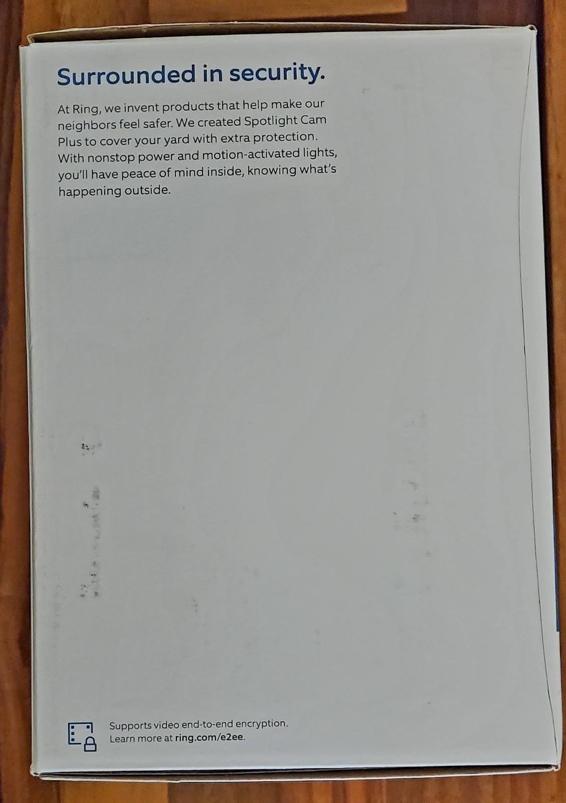 Ring Spotlight Cam Plus Outdoor/Indoor 1080p Plug-In Surveillance Camera Black