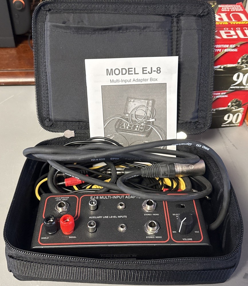 EM tech Electronics EJ-8 Multi Input Adapter Box 🔥🔥🔥