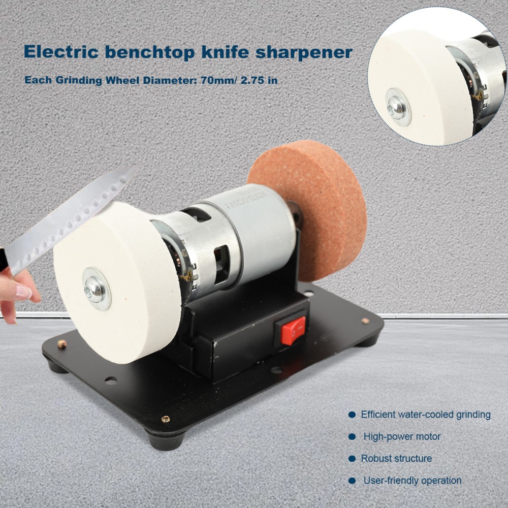 Benchtop Grind Sander 96W Electric Adjustable Variable Speed Grinding Machine