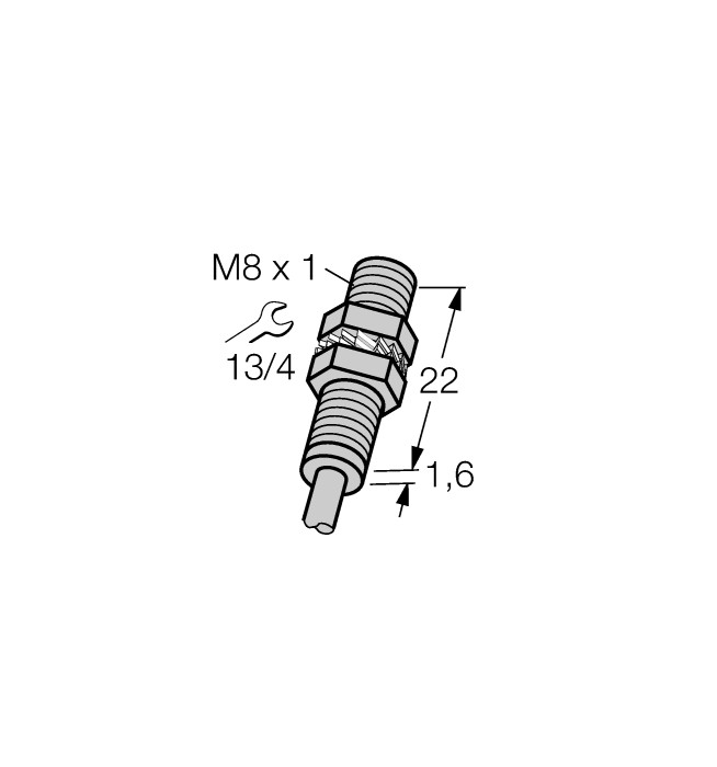For TURCK BI1.5-EG08-Y1 1003600 Inductive sensor