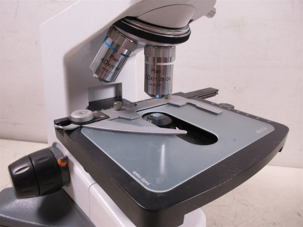 Micros Austria Biological Binocular Microscope MC100LED w/ Objectives