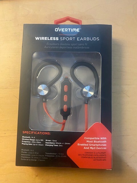 Overtime Wireless Sport Earbds