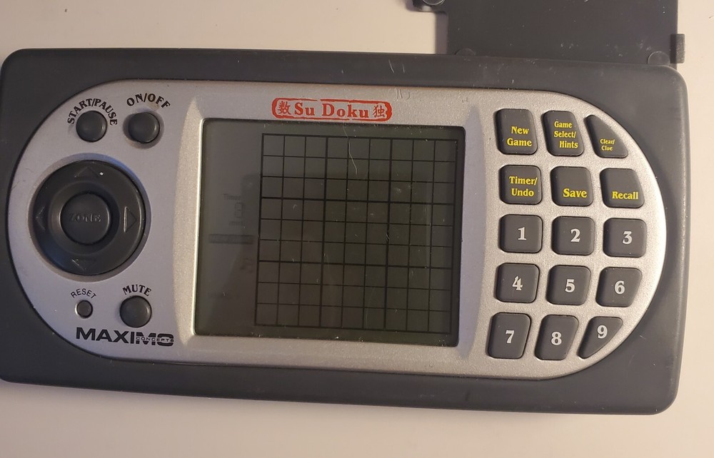 Su Doku Small Electronic HANDHELD Game Maximo Concepts