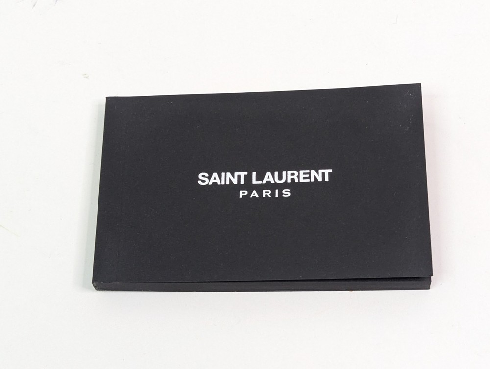 Saint Laurent Paris Shoe Packaging Booklet Authentic Insert Booklet