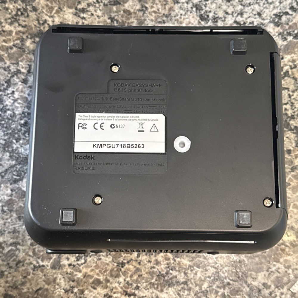 Kodak Easy Share G610 Printer Dock TESTED