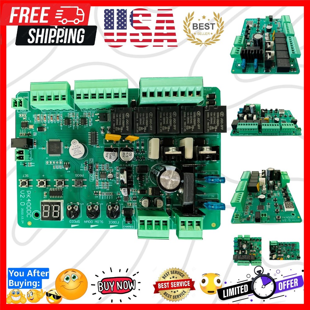 Replacement Circuit Board for SW440DC Automatic Swing Gate Operator Accessori...