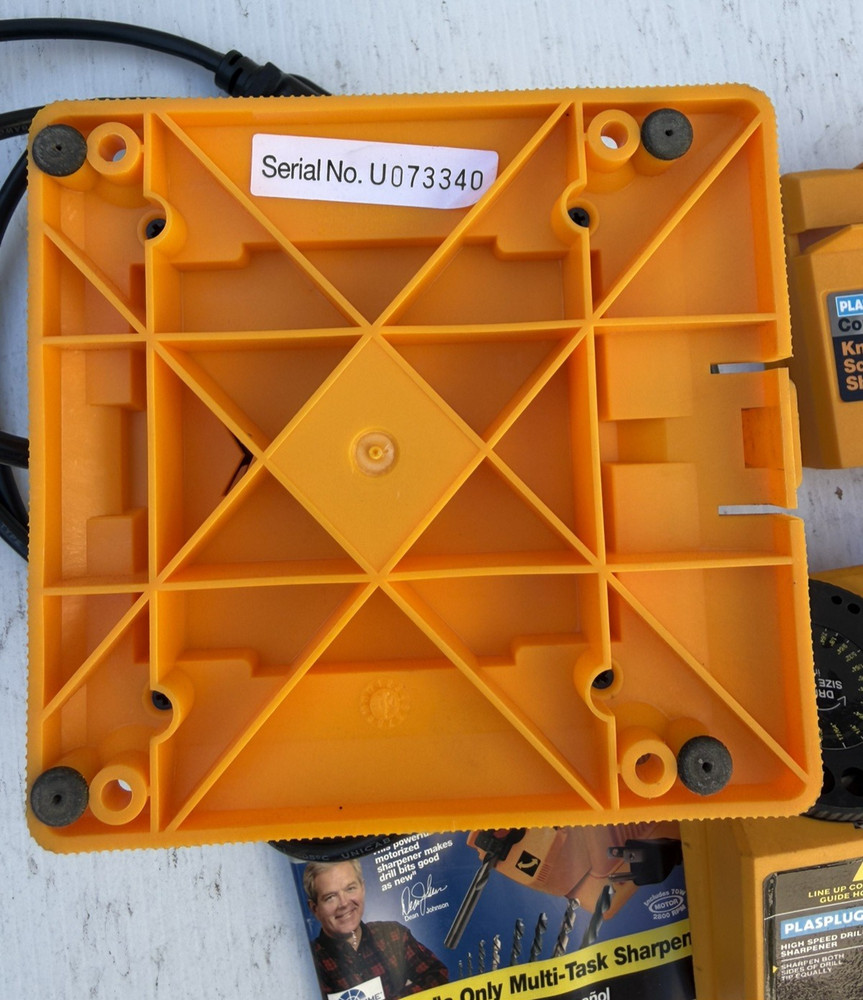 Plasplugs Compact DSH402US Sharpener for Drill-Bits/Knives/Scissors