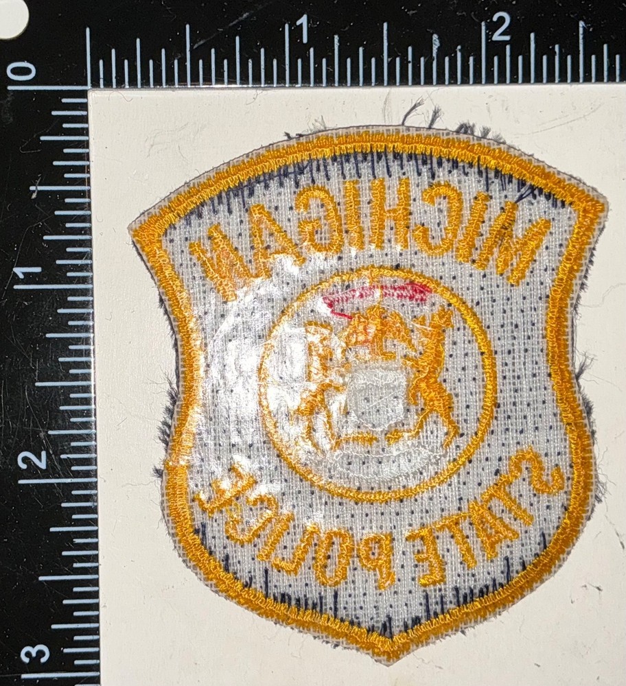 Michigan MI State Police Department Patch