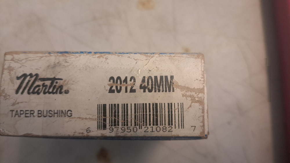 2012 40MM taper lock bushing martin