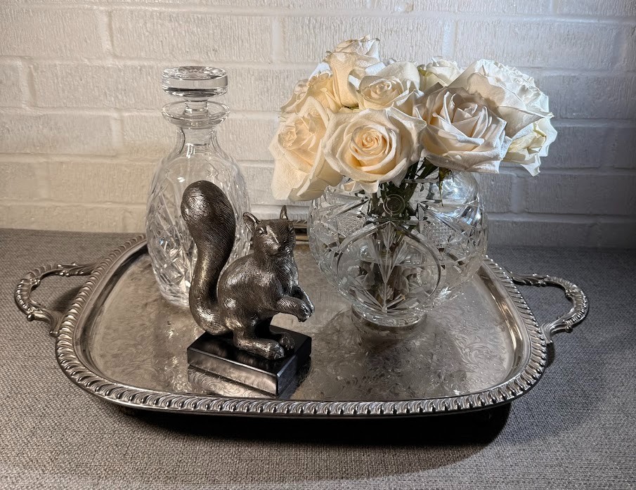 Silver Plated Serving Tray International Silver Co. Rectangular 18" L Vintage