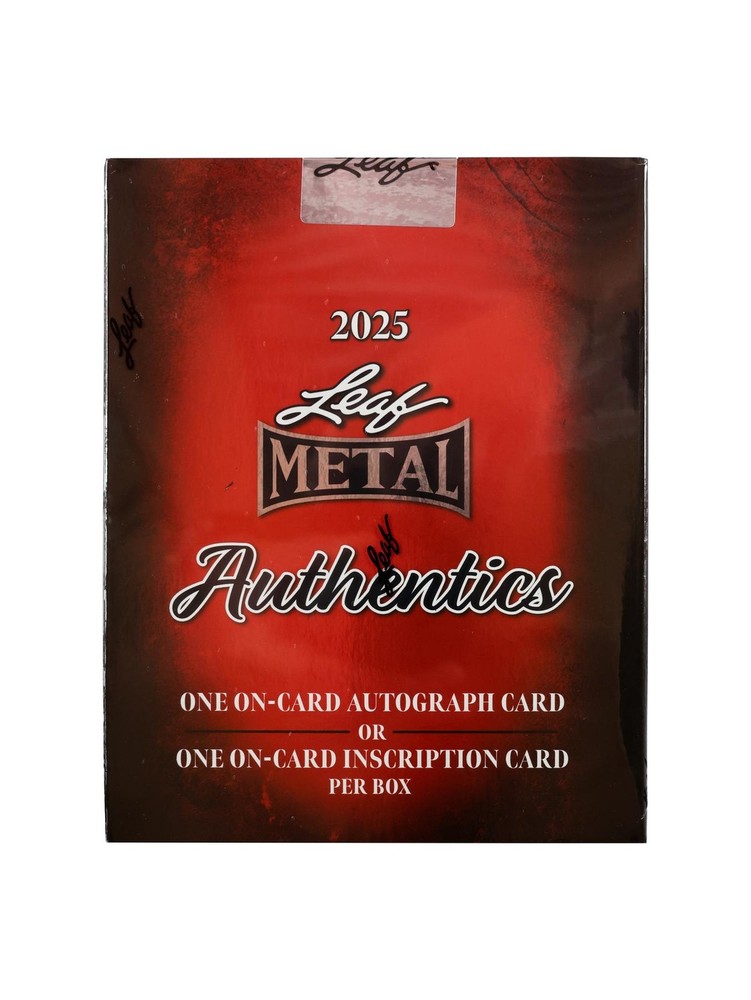 2025 LEAF METAL AUTHENTICS HOBBY BOX