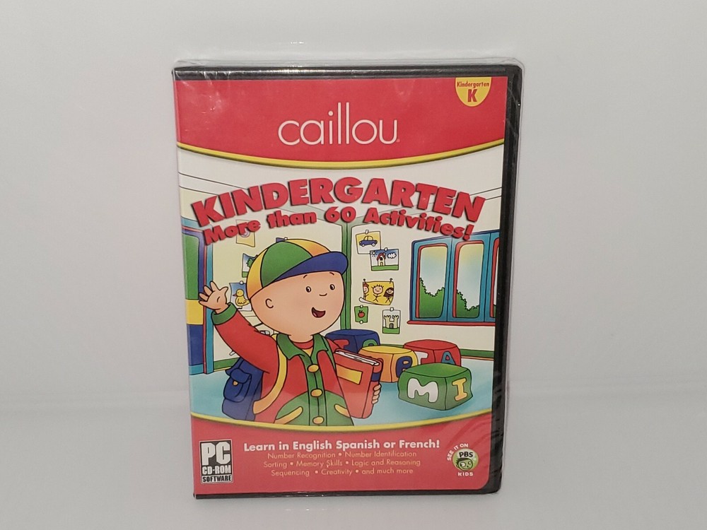 Cosmi Caillou Kindergarten - PC, CD-ROM.NEW SEALED