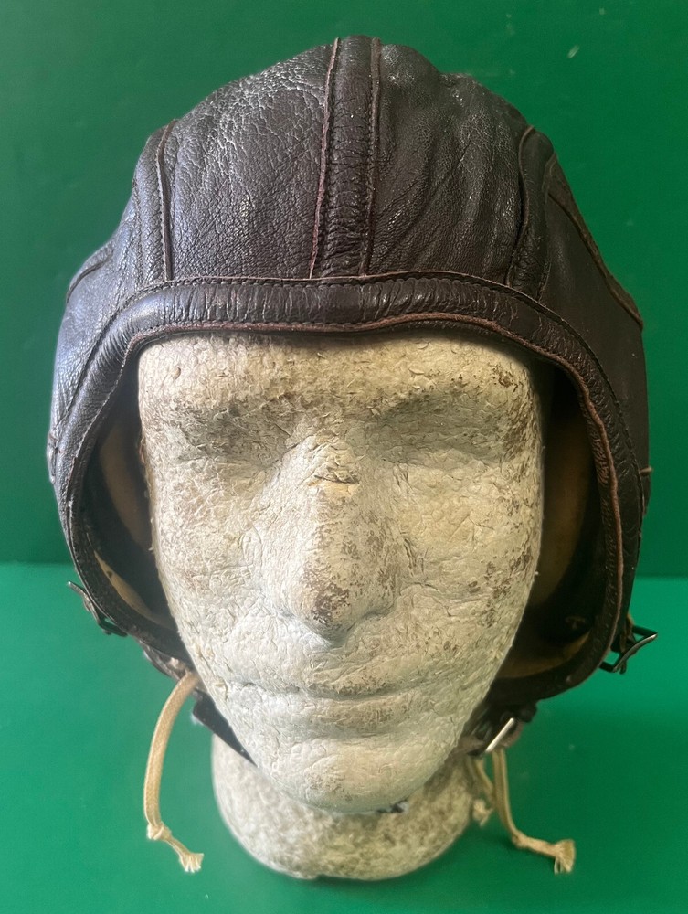 US NAVY/USMC TYPE AN-6540-2L LEATHER FLYING HELMET-