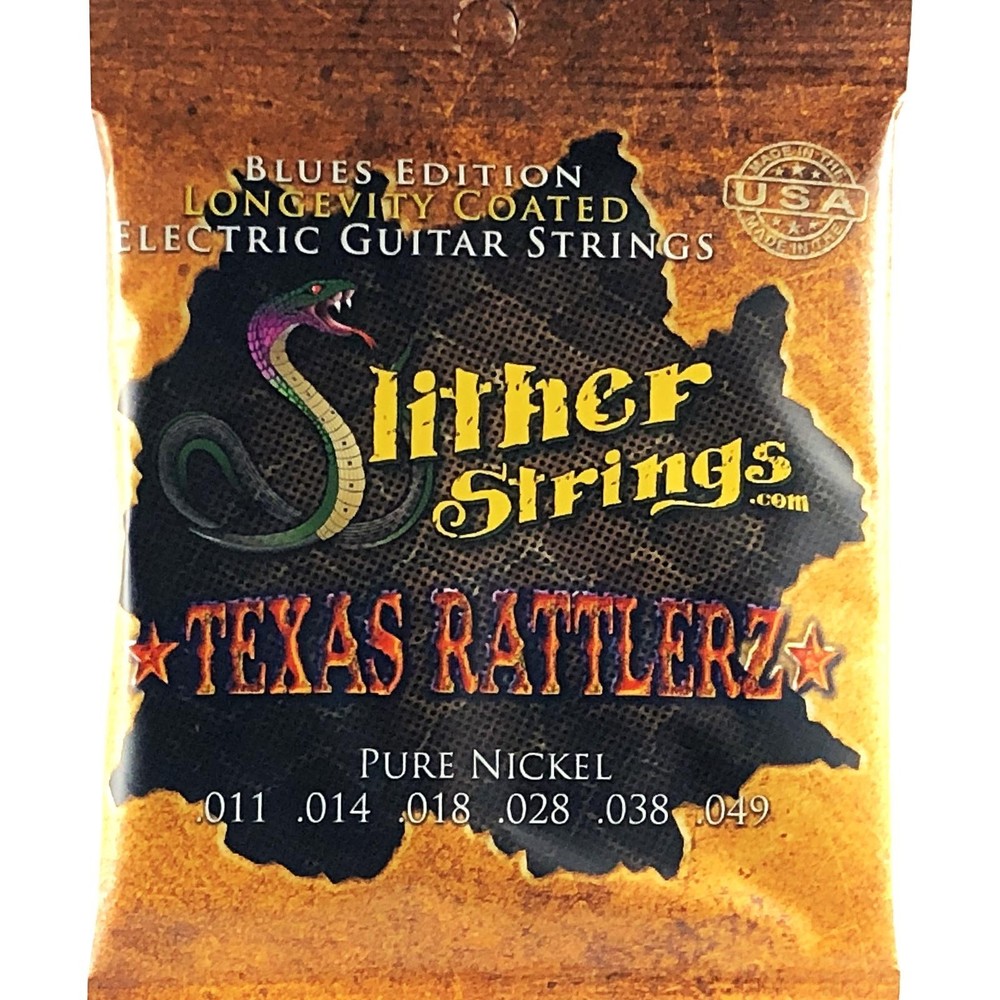 Slither Strings Texas Rattlerz - Coated Electric Guitar Strings