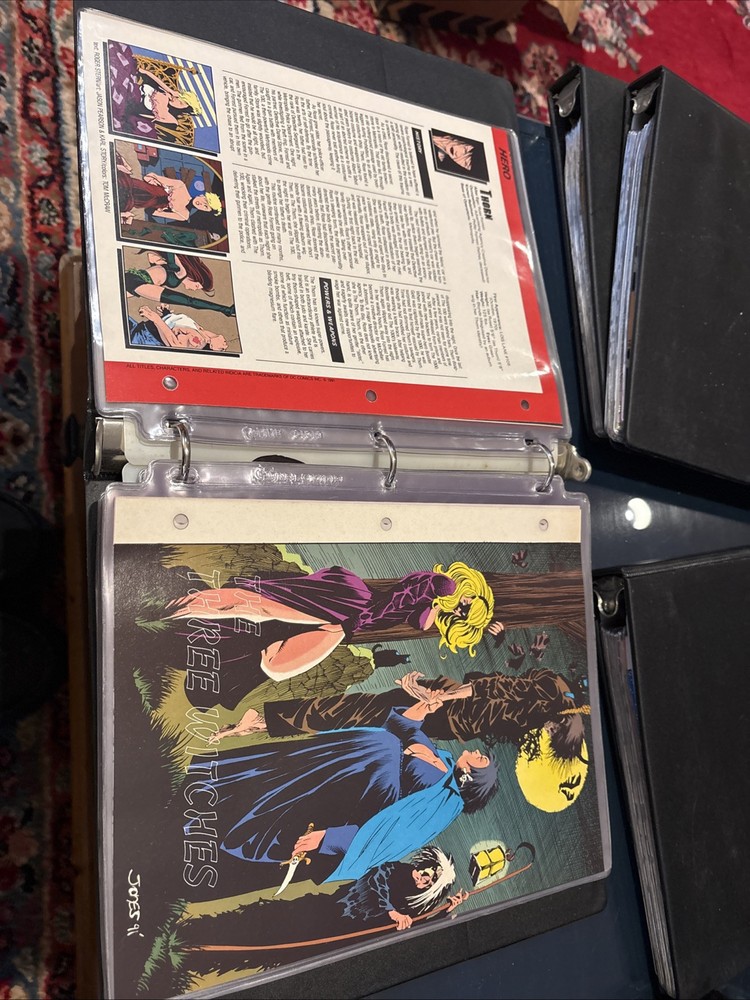 Comic Book Bio Binders